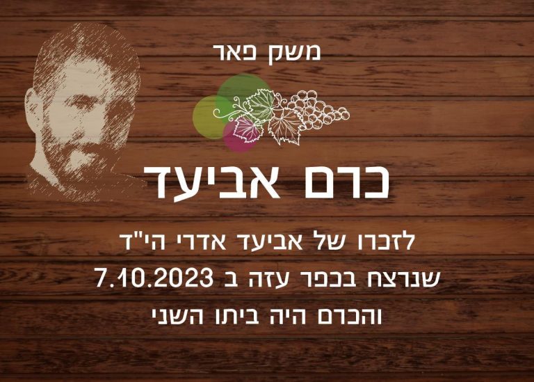 תמונה לזכר אביעד &nbsp; אדרי