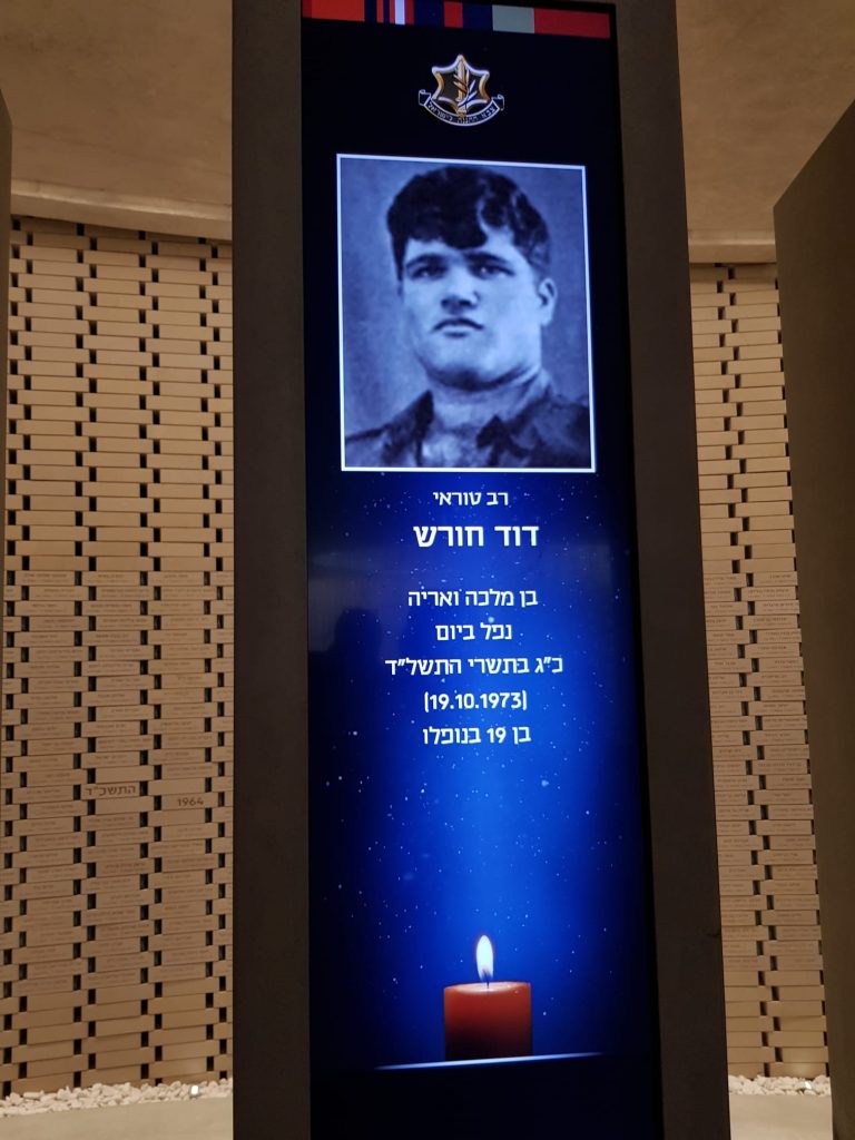 תמונה לזכר דוד חורש