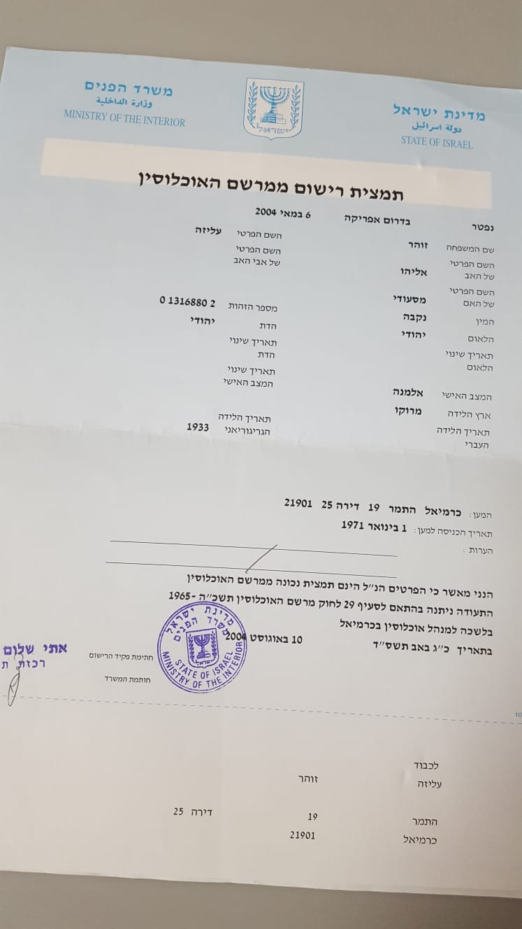 תמונה לזכר עליזה&nbsp; זוהר